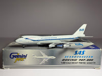 Gemini Jets 1:400 SAS Scandanavian Boeing 747-200 N4501Q Dan Viking GJSAS179