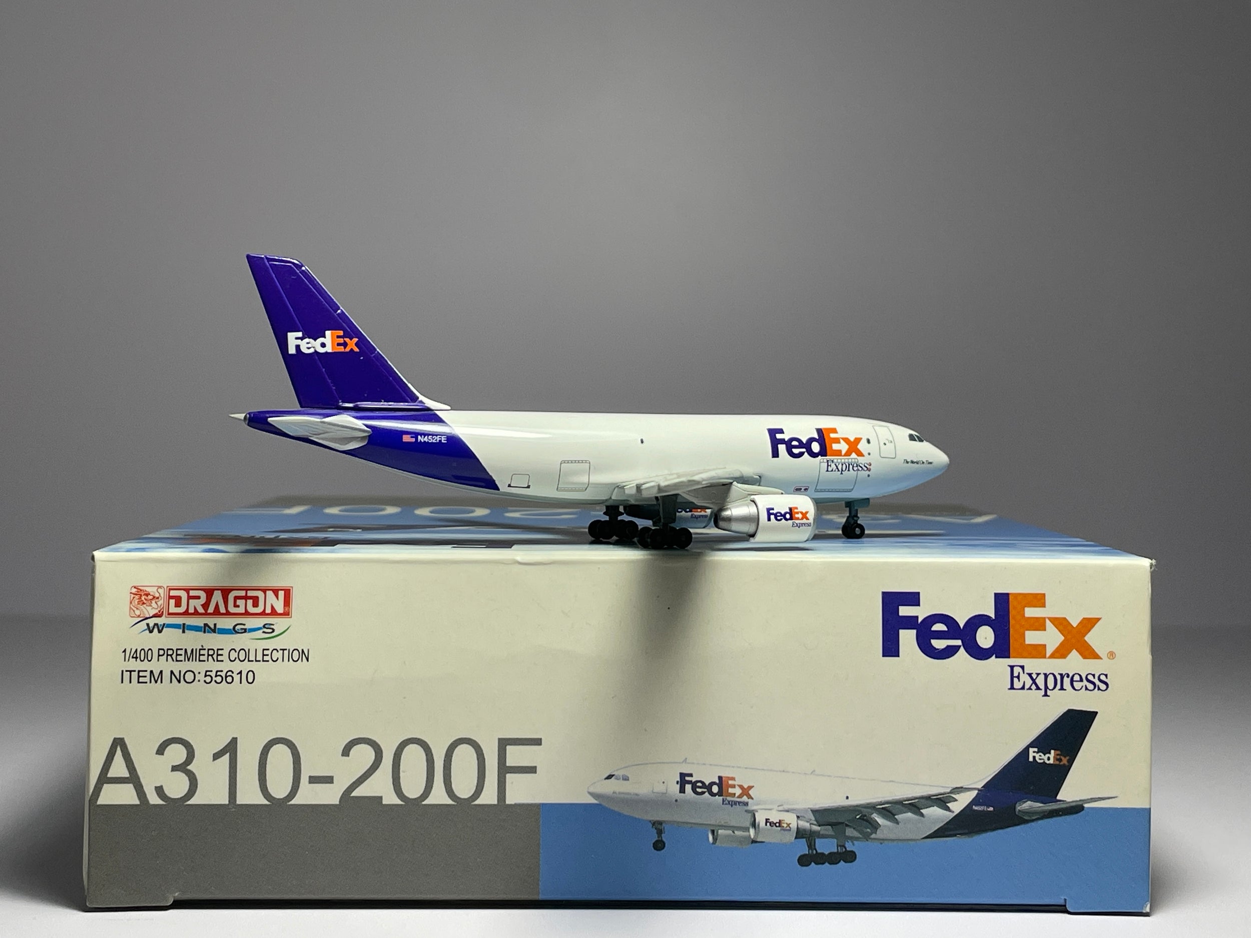 Dragon Wings 1:400 FedEx Express Airbus A310-200F N452FE current colors 55610