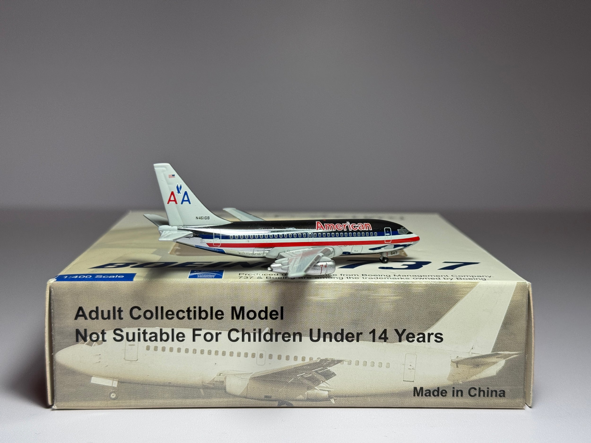 Aeroclassics 1:400 American Airlines Boeing 737-293 N461GB polished ACN461GB