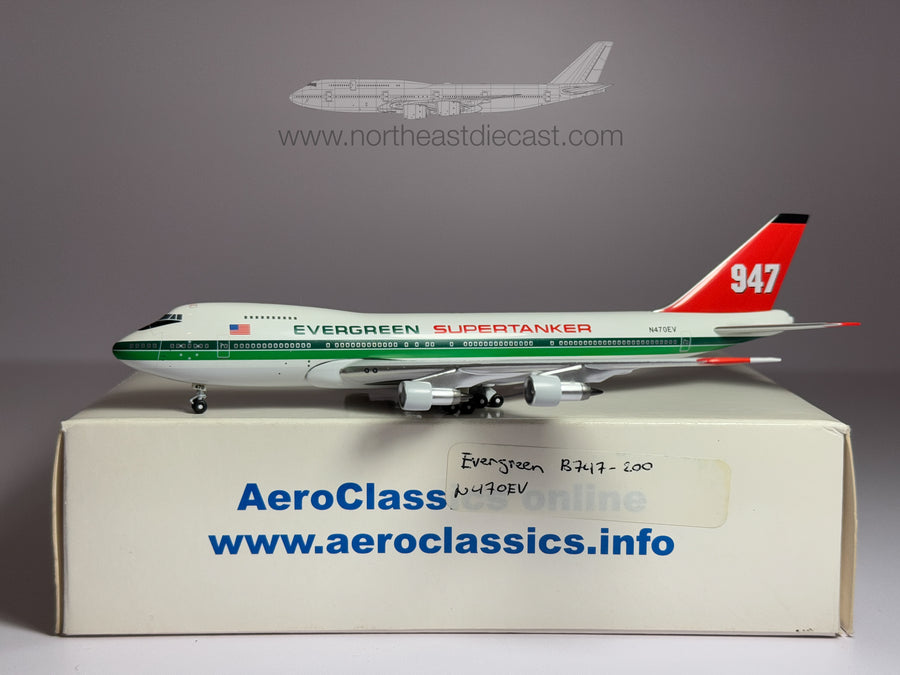 Evergreen Supertanker Boeing 747-200 1:400 Aeroclassics N470EV (ACN470EV)