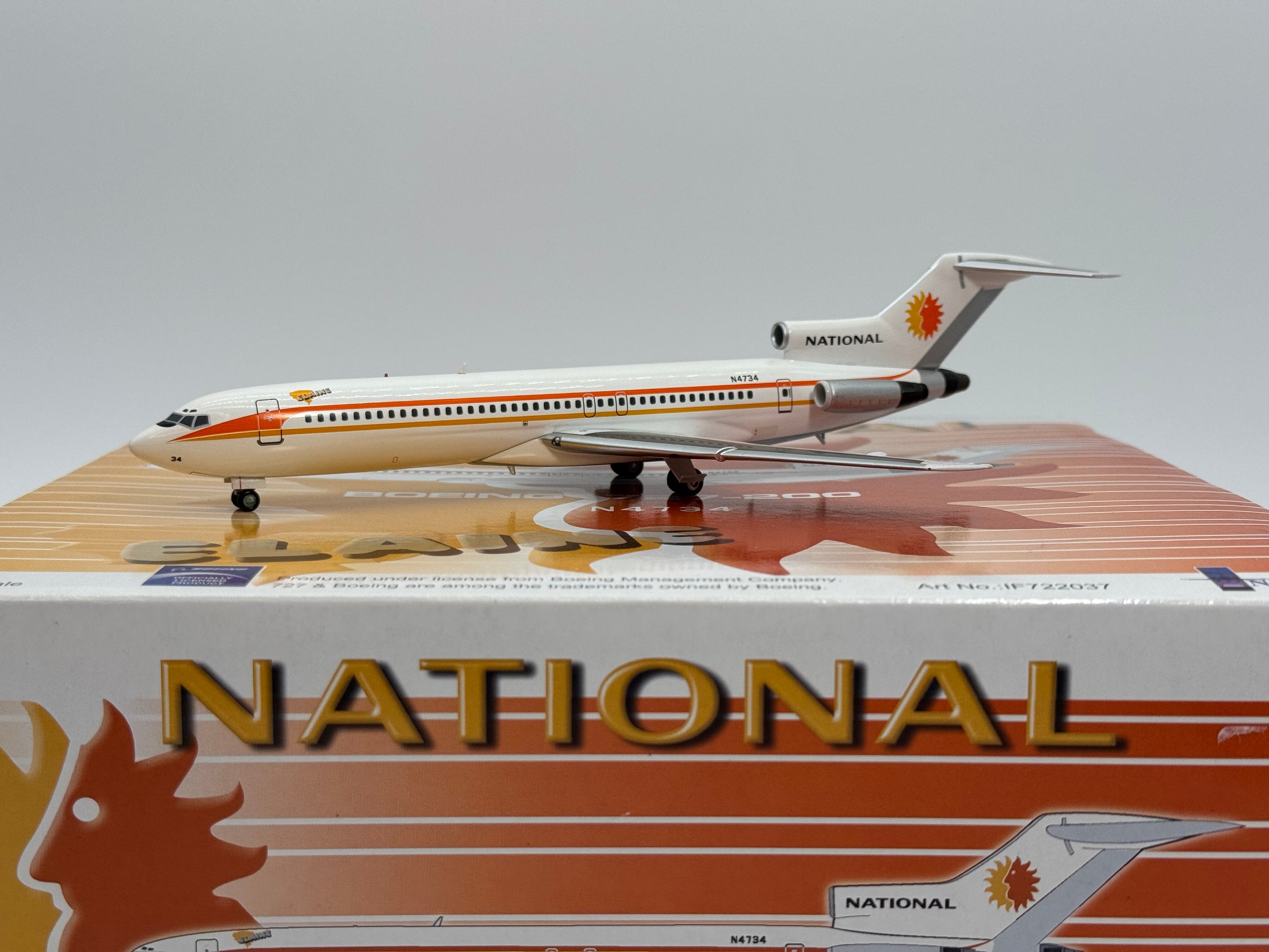 Inflight200 1:200 National Airlines Boeing 727-200 N4734 IF722037