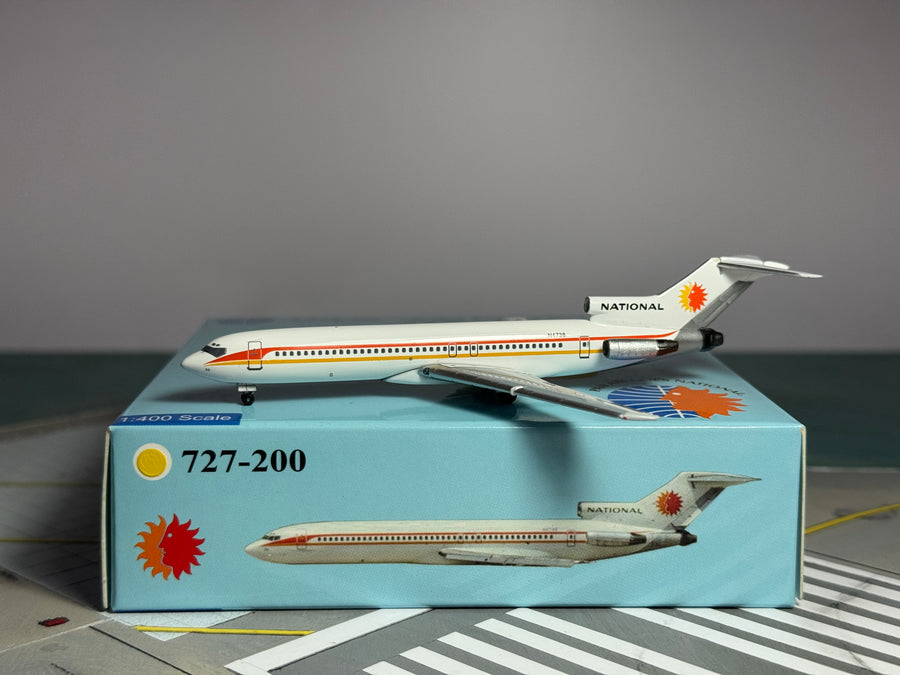 Aeroclassics 1:400 National Airlines Boeing 727-200 N4738 Sun King PAA0910C