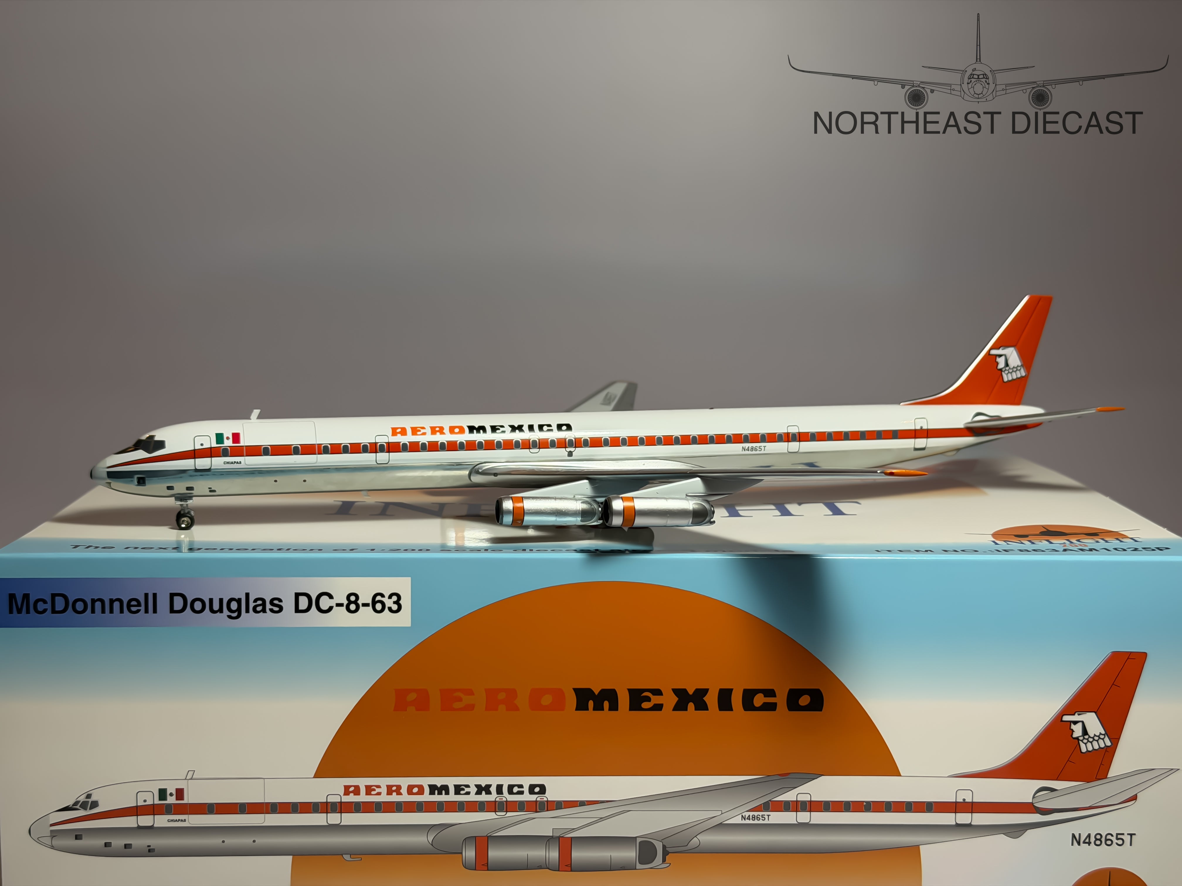 Douglas DC-8 Diecast Aircraft Models · Northeast Diecast