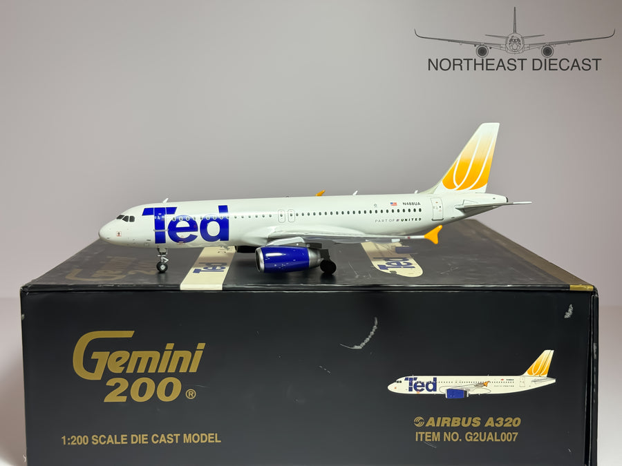 United Airlines Airbus A320-200 1:200 Gemini Jets N488UA (G2UAL007)