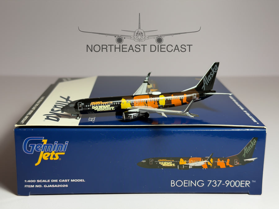 Alaska Airlines Boeing 737-900 1:400 Gemini Jets N492AS (GJASA2026)