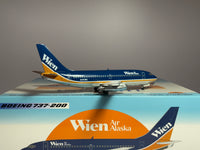 Inflight200 Wien Air Alaska Boeing 737-200 N493WC IF732WC0824 w/stand