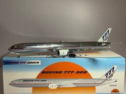 Inflight200 House Colors Boeing 777-300 N5020K polished metal IF773HOUSE-P w/stand