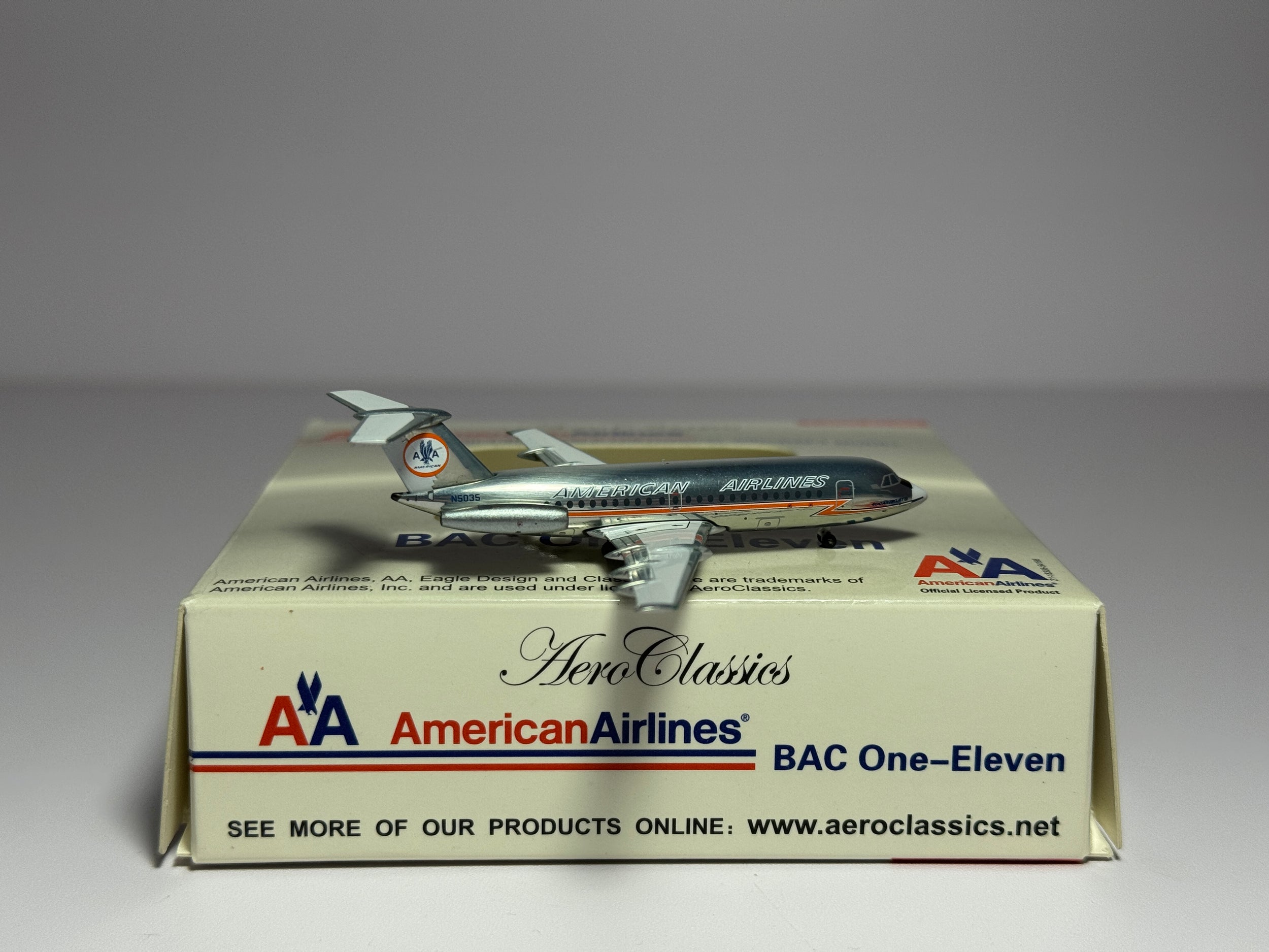 Aeroclassics 1:400 American Airlines BAC 111 One-Eleven N5035 Astrojet ACN5035