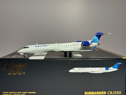 Gemini Jets 1:200 United Connection Bombardier CRJ550 N504GJ Evo Blue G2UAL879