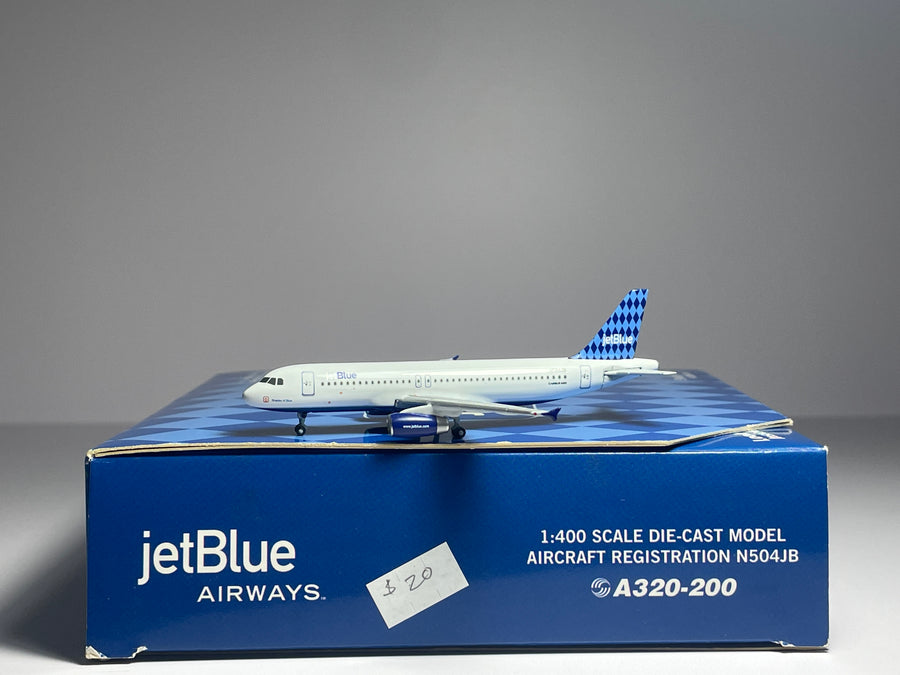 Gemini Jets 1:400 JetBlue Airbus A320-200 N504JB Shades of Blue GJJBU197B