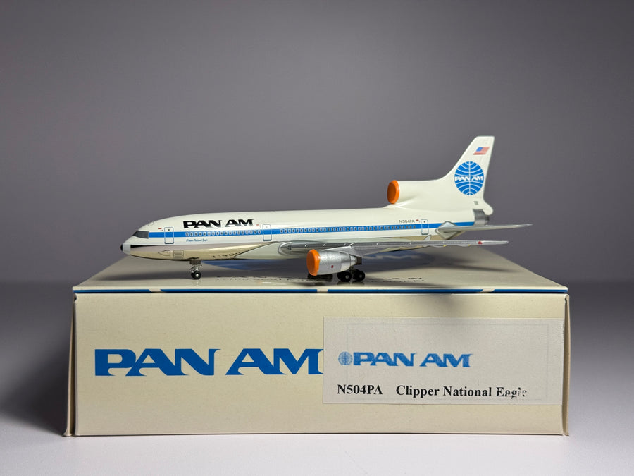 Blue Box 1:400 Pan American Lockheed L-1011-500 N504PA Clipper National Eagle BBN504PA