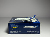 Gemini Jets 1:400 United Express Bombardier CRJ550 N506GJ Evo Blue GoJet G2UAL1405