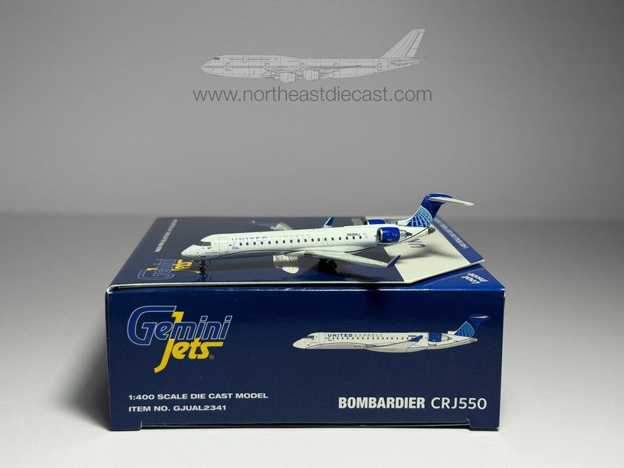 United Express Bombardier CRJ550 1:400 Gemini Jets N506GJ (GJUAL2341)