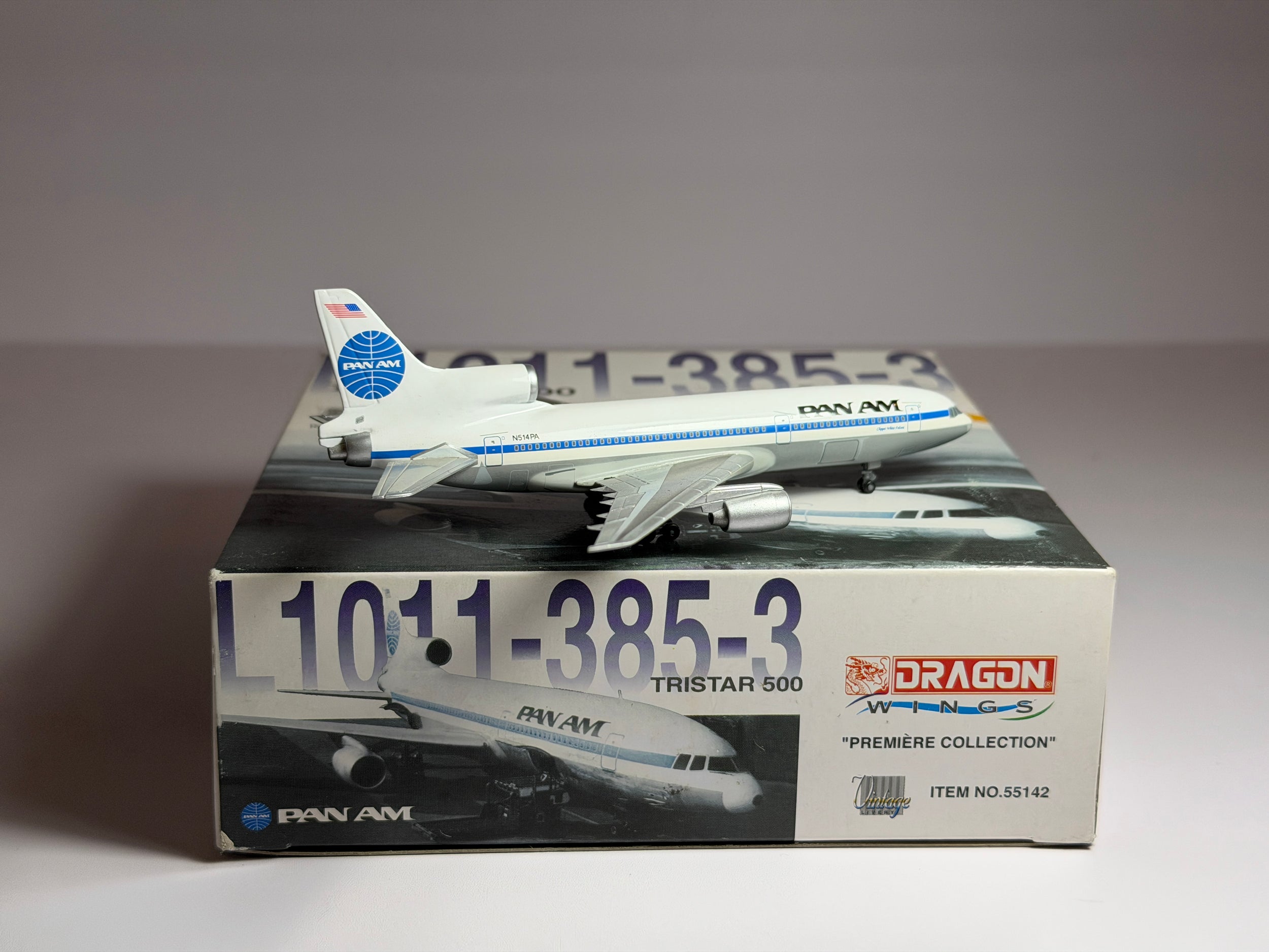 Pan American Lockheed L-1011-500 1:400 Dragon Wings N514PA (55142)
