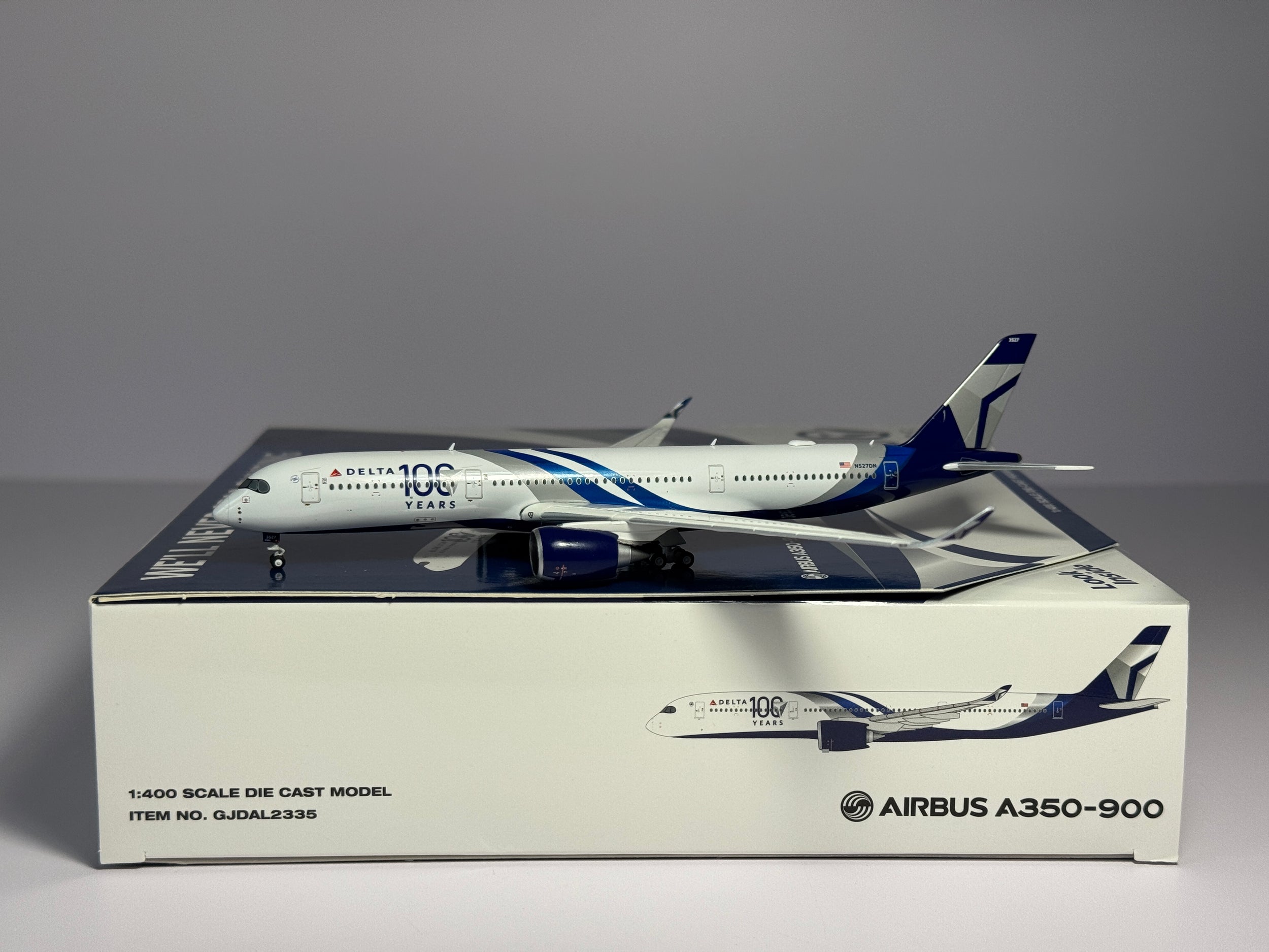 Gemini Jets 1:400 Delta Air Lines Airbus A350-900 N527DN 100 Years GJDAL2335