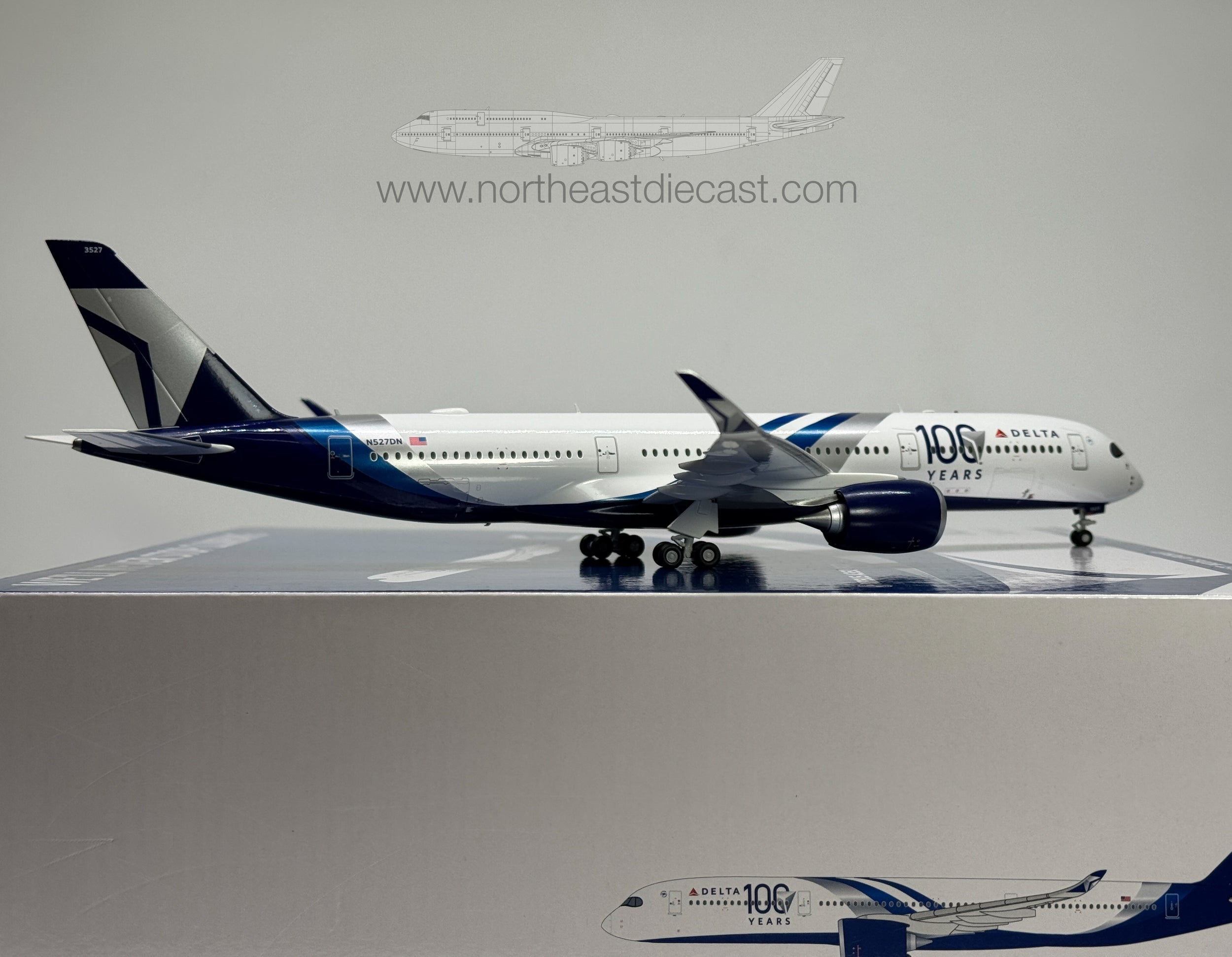 Delta Air Lines Airbus A350-900 1:200 Gemini Jets N527DN (G2DAL1400)
