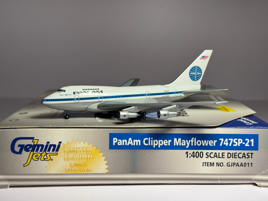 Gemini Jets 1:400 Pan American Boeing 747SP N530PA Clipper Mayflower GJPAA011