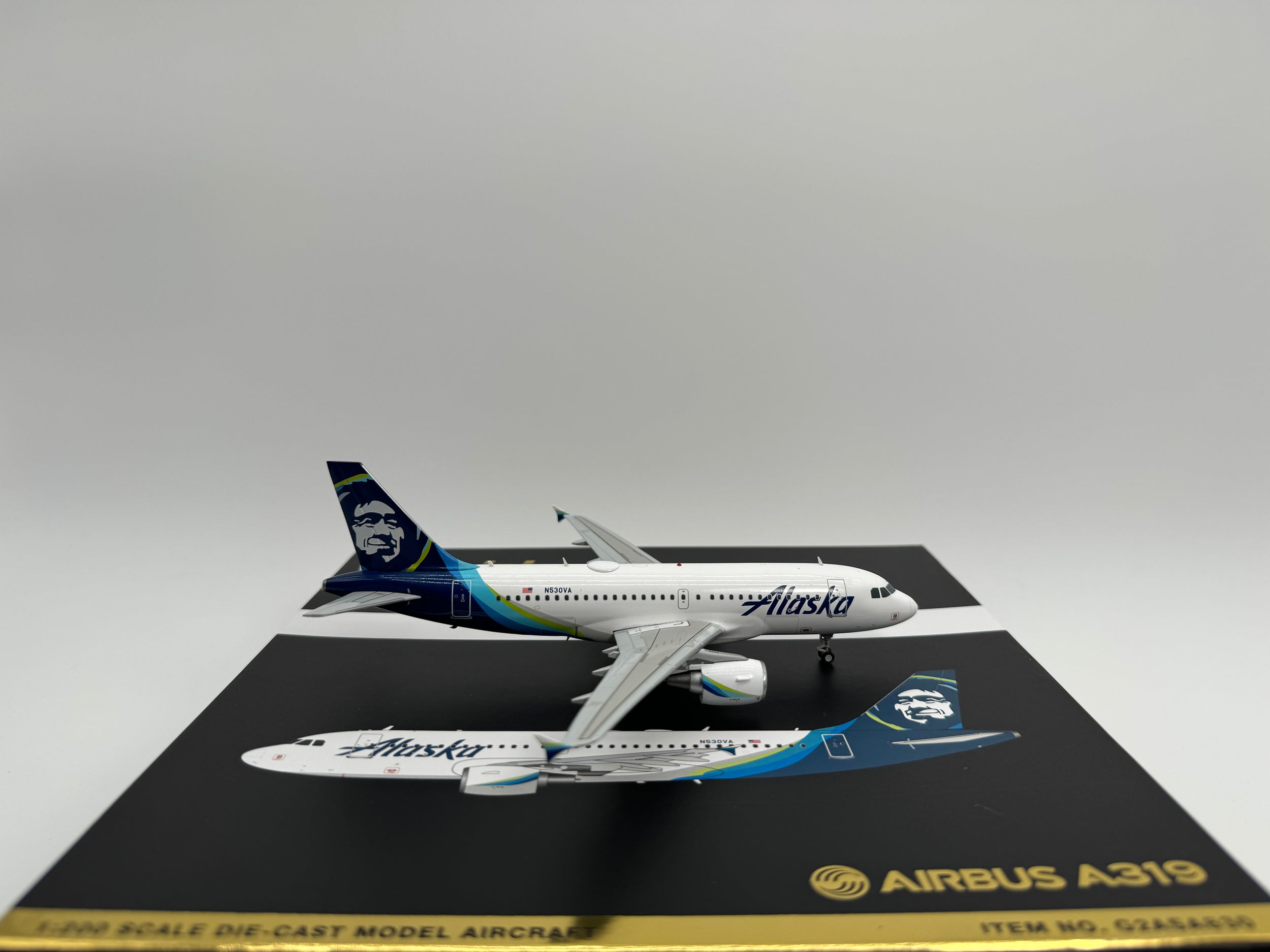 Gemini Jets 1:200 Alaska Airlines Airbus A319 N530VA current colors G2ASA830