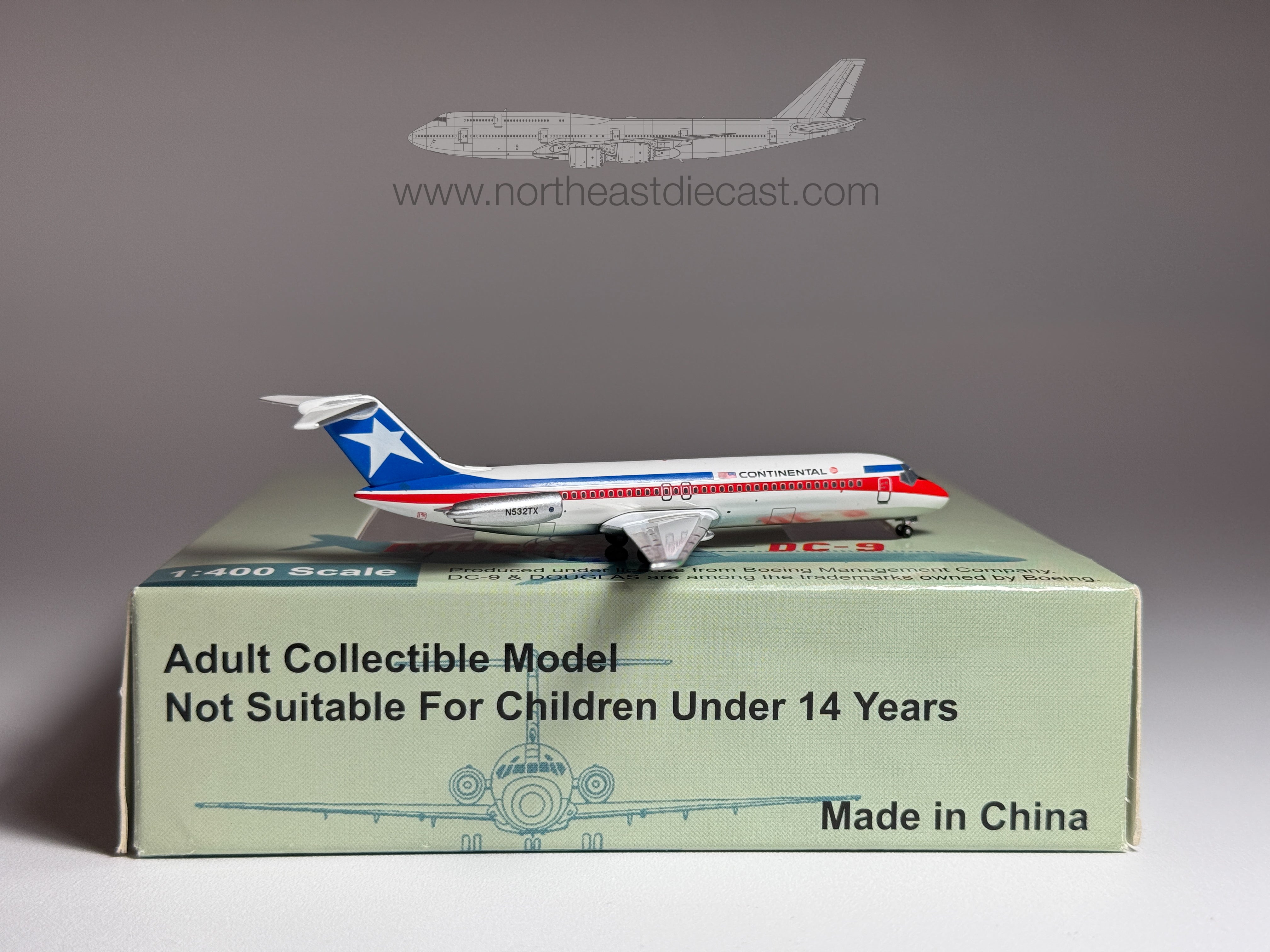 Douglas DC-9 Diecast Aircraft Models · Northeast Diecast