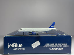 Gemini Jets 1:400 JetBlue Airbus A320-200 N534JB Bada Bing Bada Blue GJJBU197D