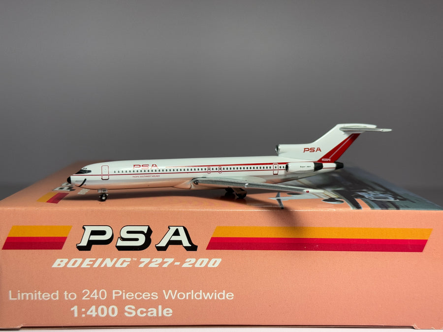 Gemini Jets 1:400 PSA Pacific Southwest Boeing 727-200 N535PS "Smile" old scheme GJPSAXXX