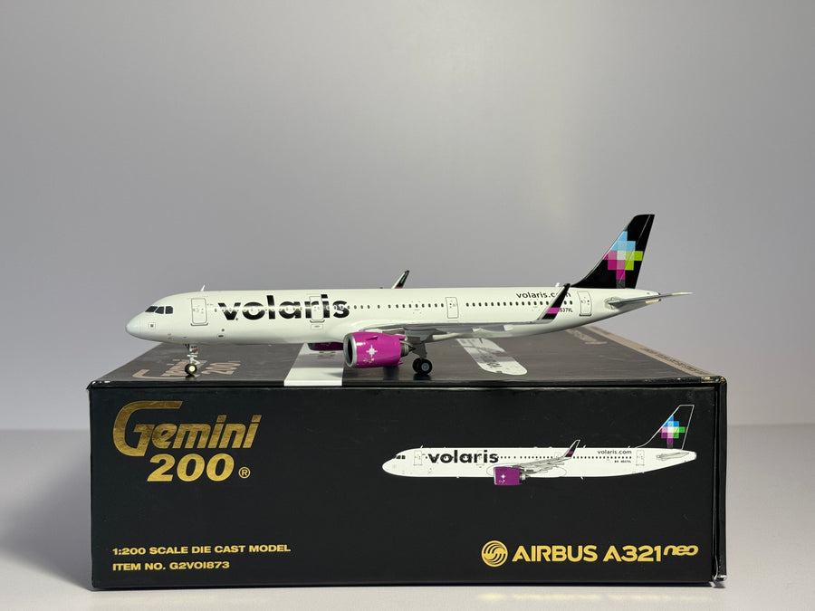 Gemini Jets 1:200 Volaris Airbus A321neo N537VL current colors G2VOI873