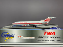 Gemini Jets 1:400 TWA Boeing 727-200 N54336 Double Stripes GJTWA437