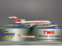Gemini Jets 1:400 TWA Boeing 727-200 N54336 Double Stripes GJTWA437