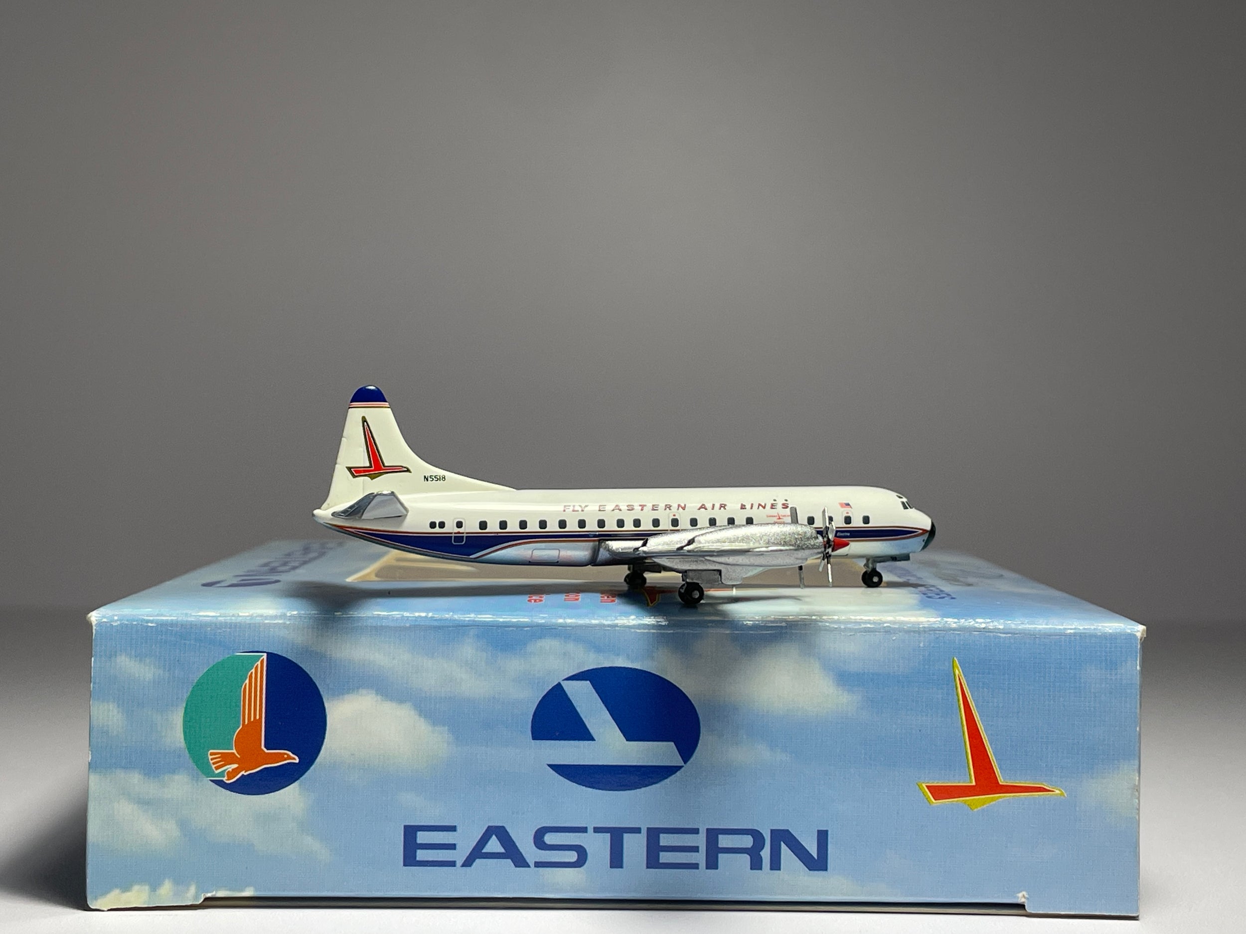 Aeroclassics 1:400 Eastern Airlines Lockheed L-188 Electra N5518 Fly Eastern ACN5518