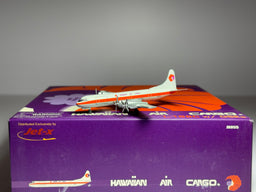 Jet-X 1:400 Hawaiian Air Cargo Lockheed L-188C N5525 w/GSE JX055