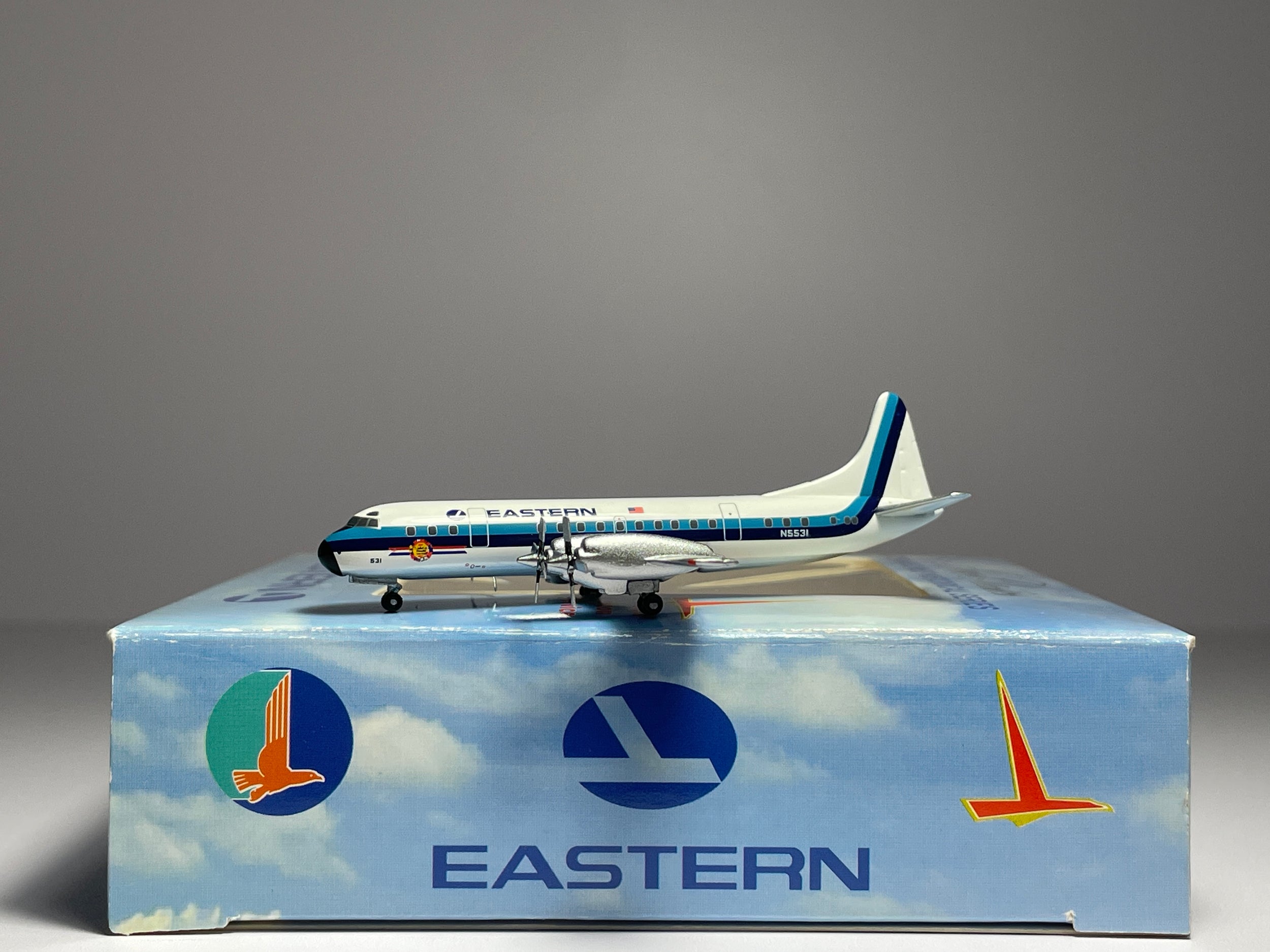Aeroclassics 1:400 Eastern Airlines Lockheed L-188 Electra N5531 Bi-centennial ACN5531