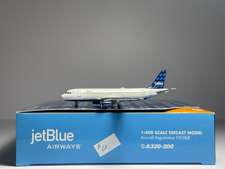 Gemini Jets 1:400 JetBlue Airbus A320-200 N558JB Song Sung Blue GJJBU586