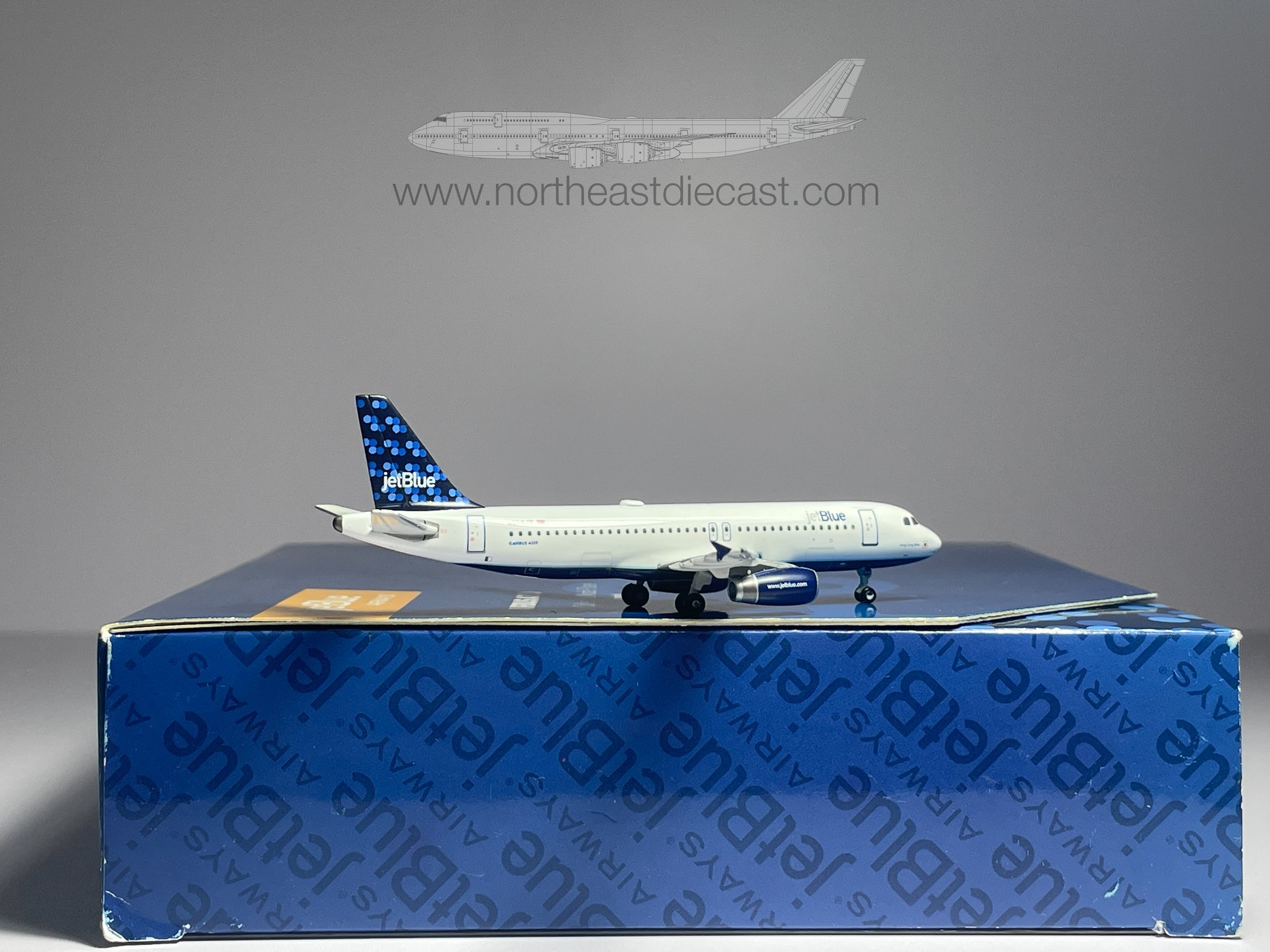 JetBlue Airbus A320-200 1:400 Gemini Jets N558JB (GJJBU586)