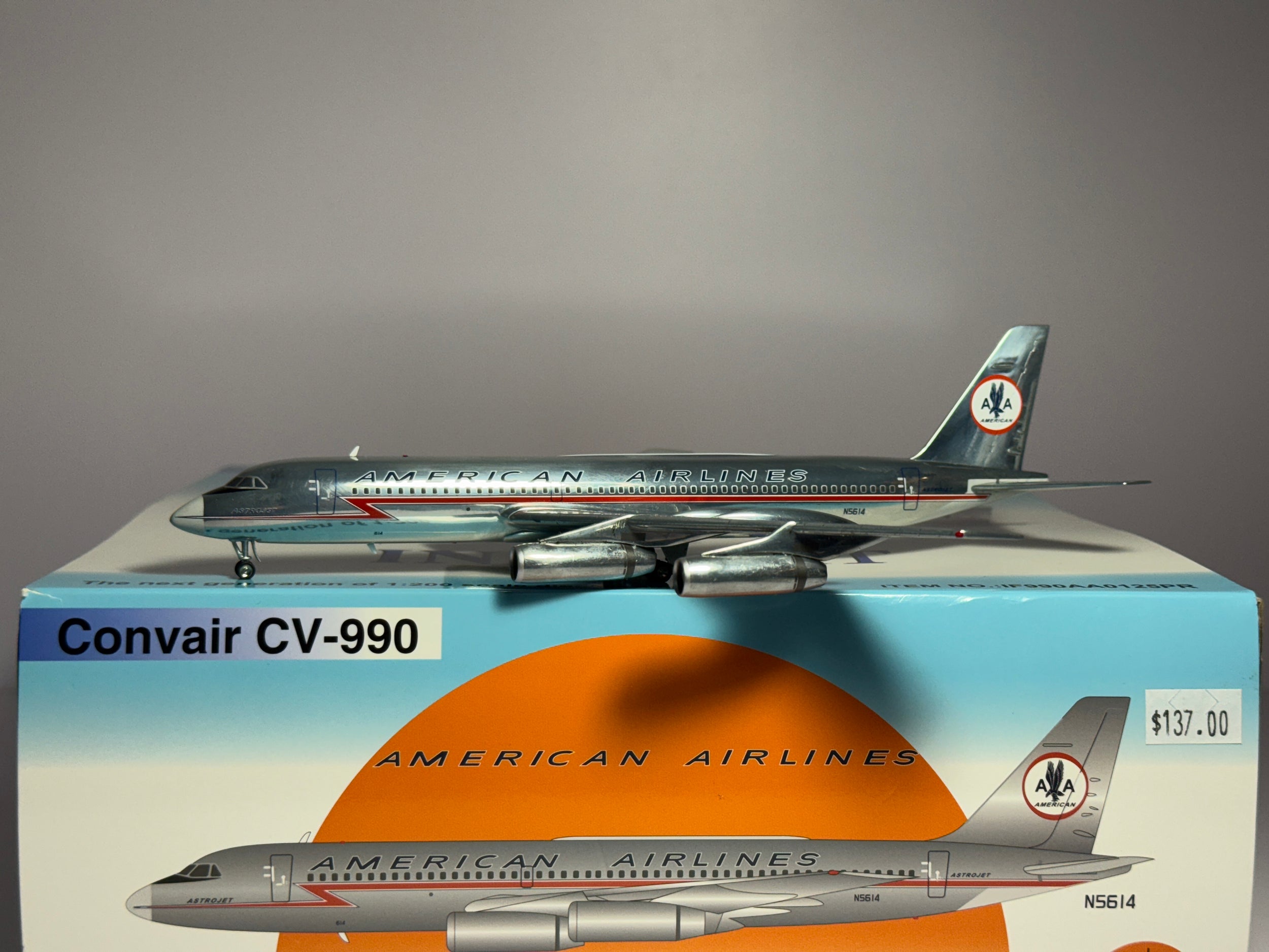 Inflight 1:200 American Airlines Convair CV-990 N5614 Astrojet IF990AA0125PR