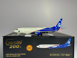 Gemini Jets 1:200 Alaska Airlines Boeing 737-800 N570AS Honoring Those Who Serve G2ASA1138F