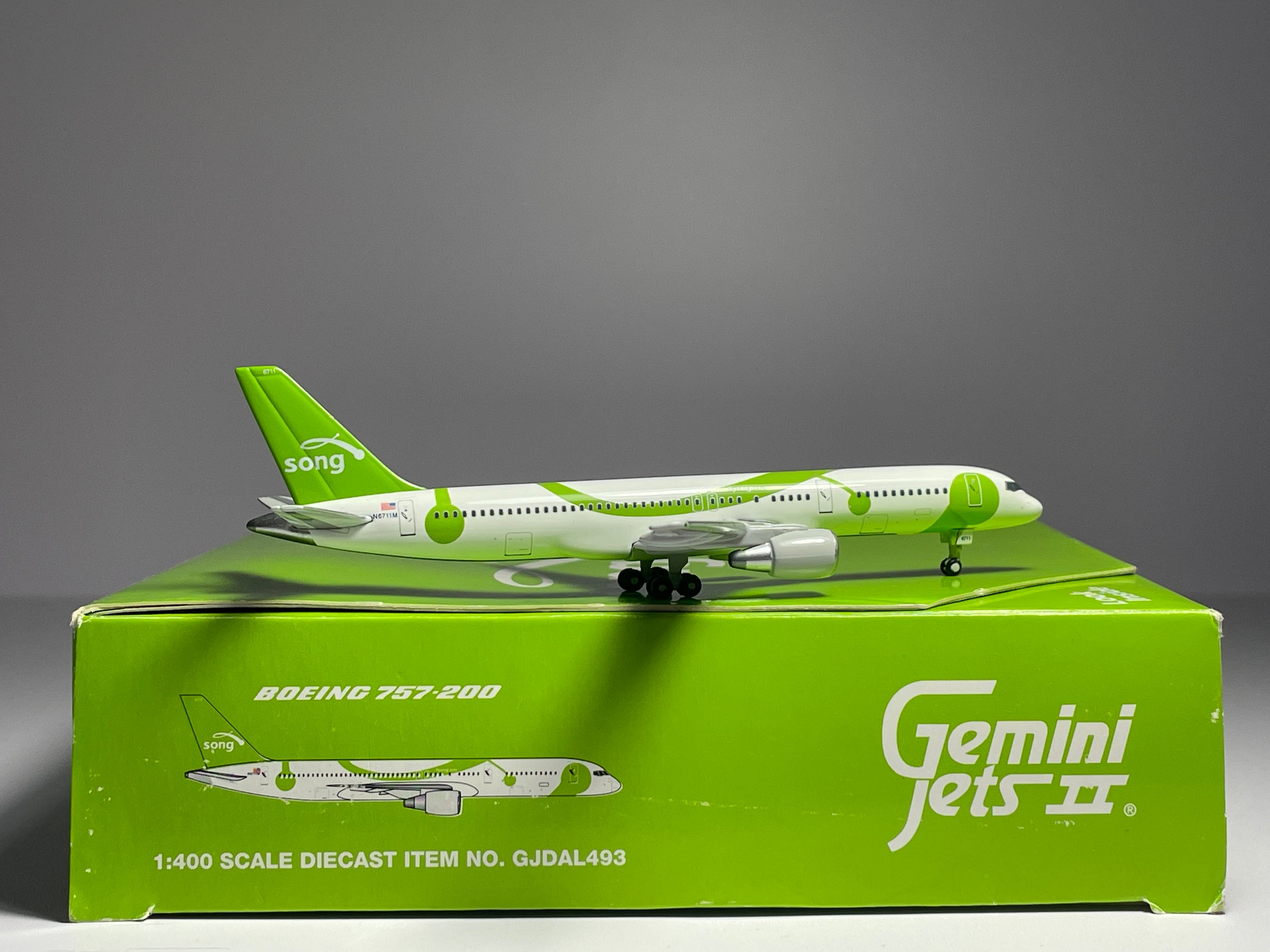 Gemini Jets 1:400 Delta Song Boeing 757-200 N6711M flysong.com GJDAL493