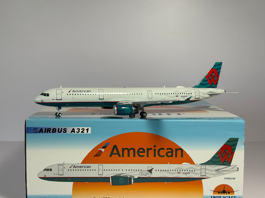 Inflight 1:200 American Airlines Airbus A321-200 N580UW America West retro IF321AA580