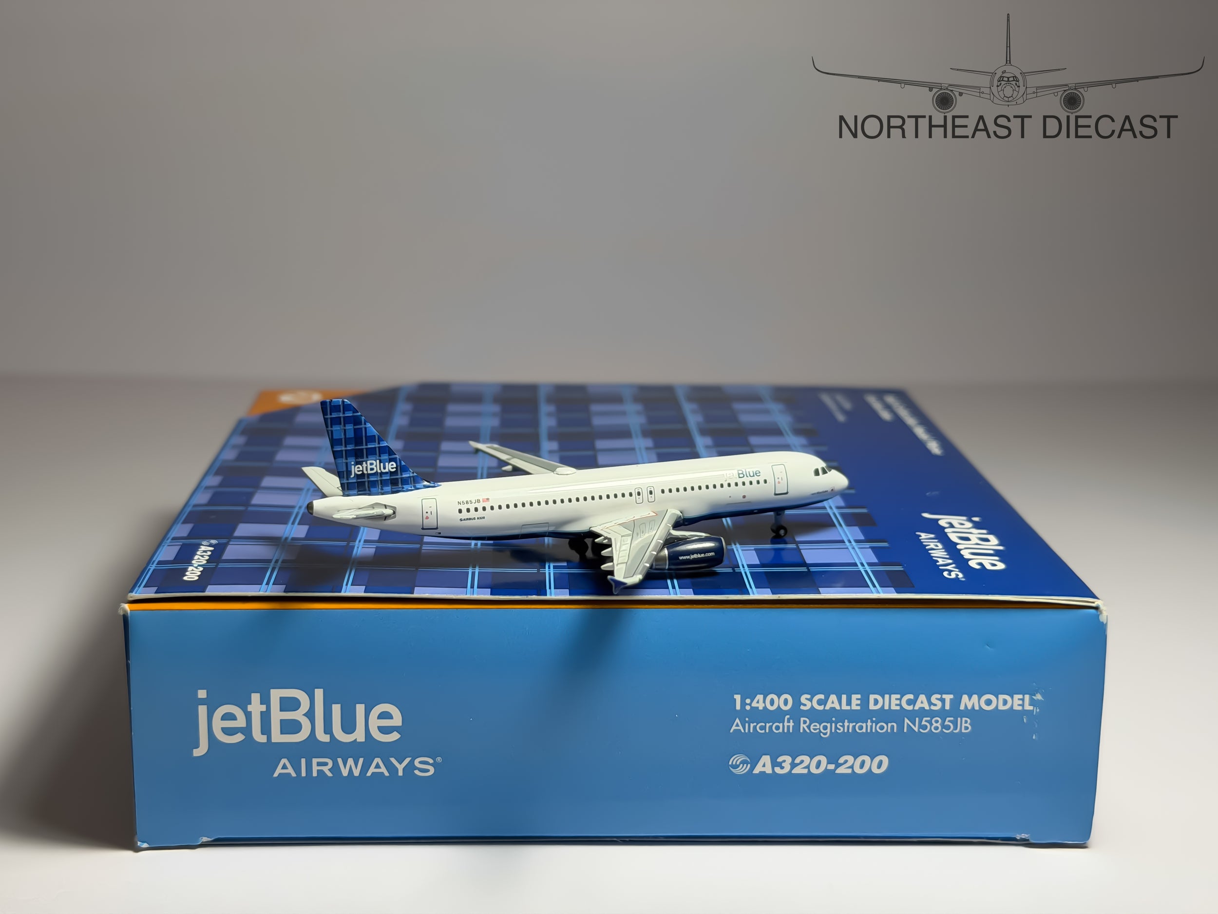 JetBlue Airways Airbus A320-200 1:400 Gemini Jets N585JB (GJJBU587)