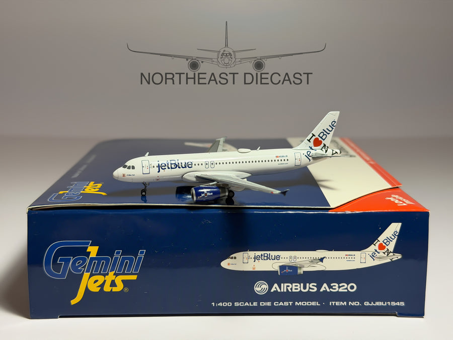 JetBlue Airbus A320-200 1:400 Gemini Jets N586JB (GJJBU1545)