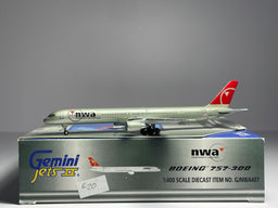 Gemini Jets 1:400 Northwest Airlines Boeing 757-300 N594NW 2000s colors GJNWA407