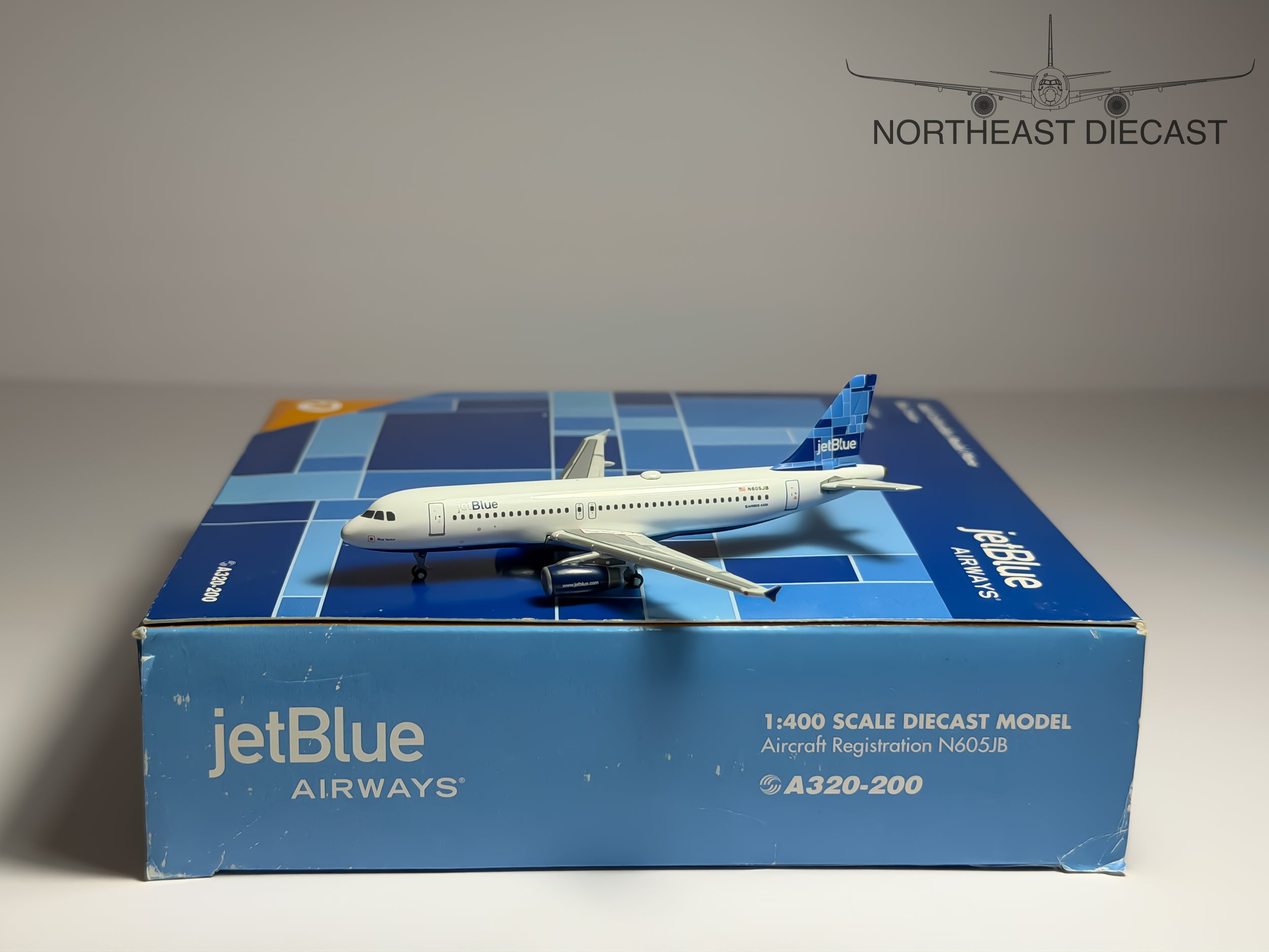 JetBlue Airways Airbus A320-200 1:400 Gemini Jets N605JB (GJJBU588)