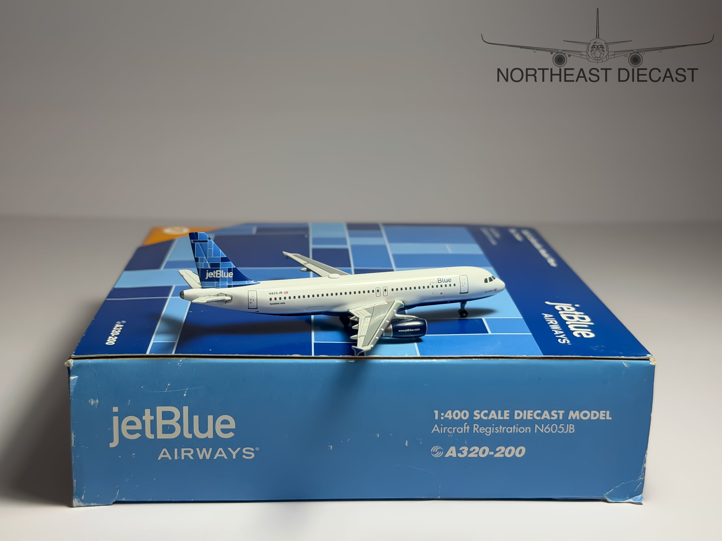 JetBlue Airways Airbus A320-200 1:400 Gemini Jets N605JB (GJJBU588)