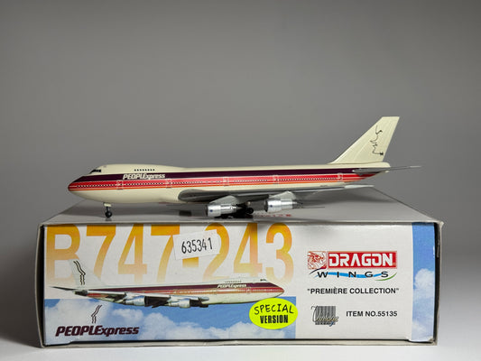 Dragon Wings 1:400 PeopleExpress Boeing 747-200 N605PE Premier 55135