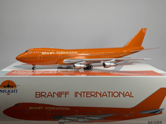 Inflight200 Braniff International Boeing 747-100 N610BN Big Orange IF741FI0723