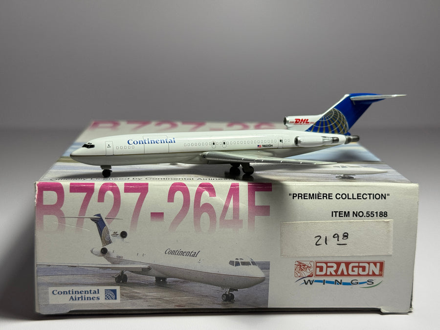 Dragon Wings 1:400 Continental Cargo Boeing 727-200F N622DH DHL titles 55188