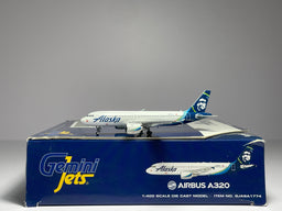 Gemini Jets 1:400 Alaska Airlines Airbus A320-200 N625VA new colors GJASA1774