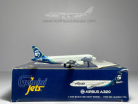 Alaska Airlines Airbus A320-200 1:400 Gemini Jets N625VA (GJASA1774)