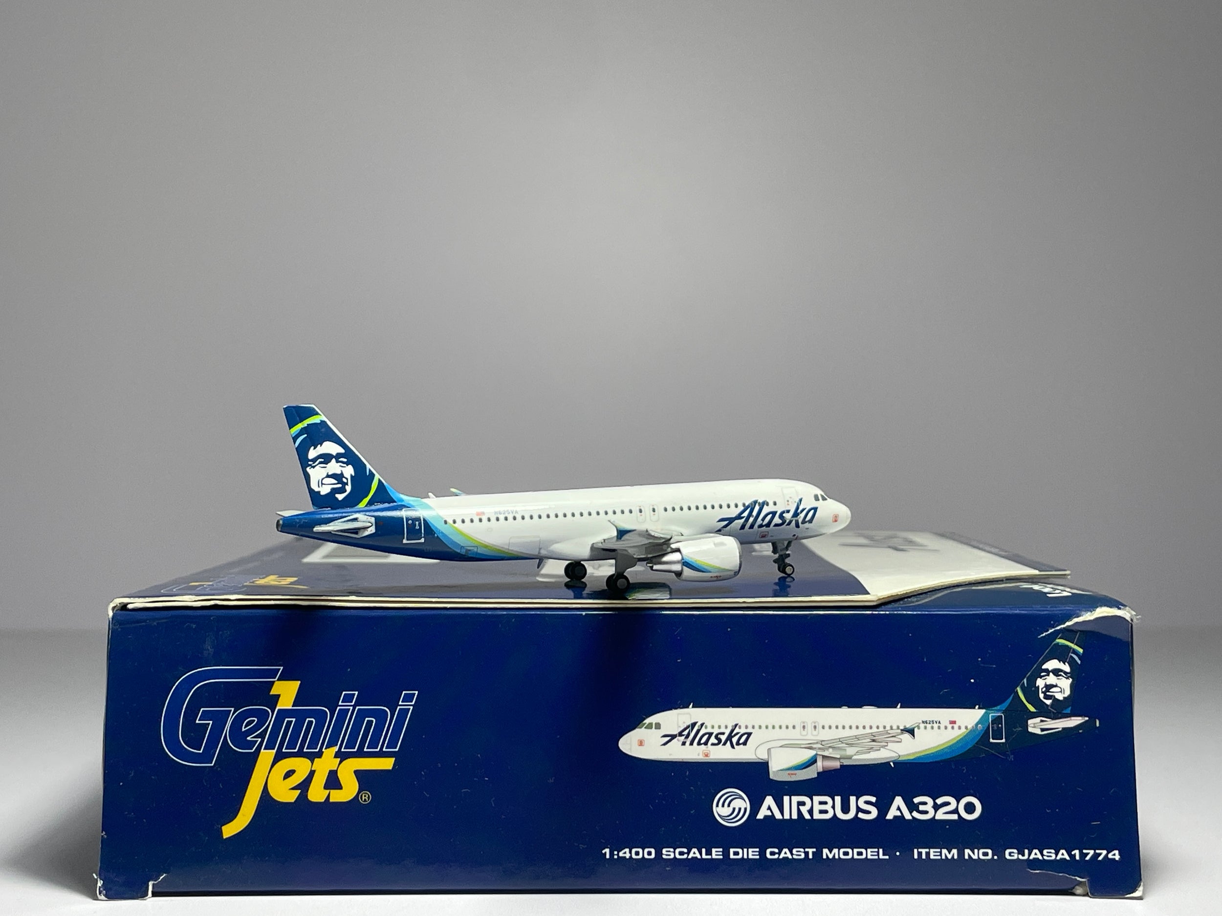 Gemini Jets 1:400 Alaska Airlines Airbus A320-200 N625VA new colors GJASA1774