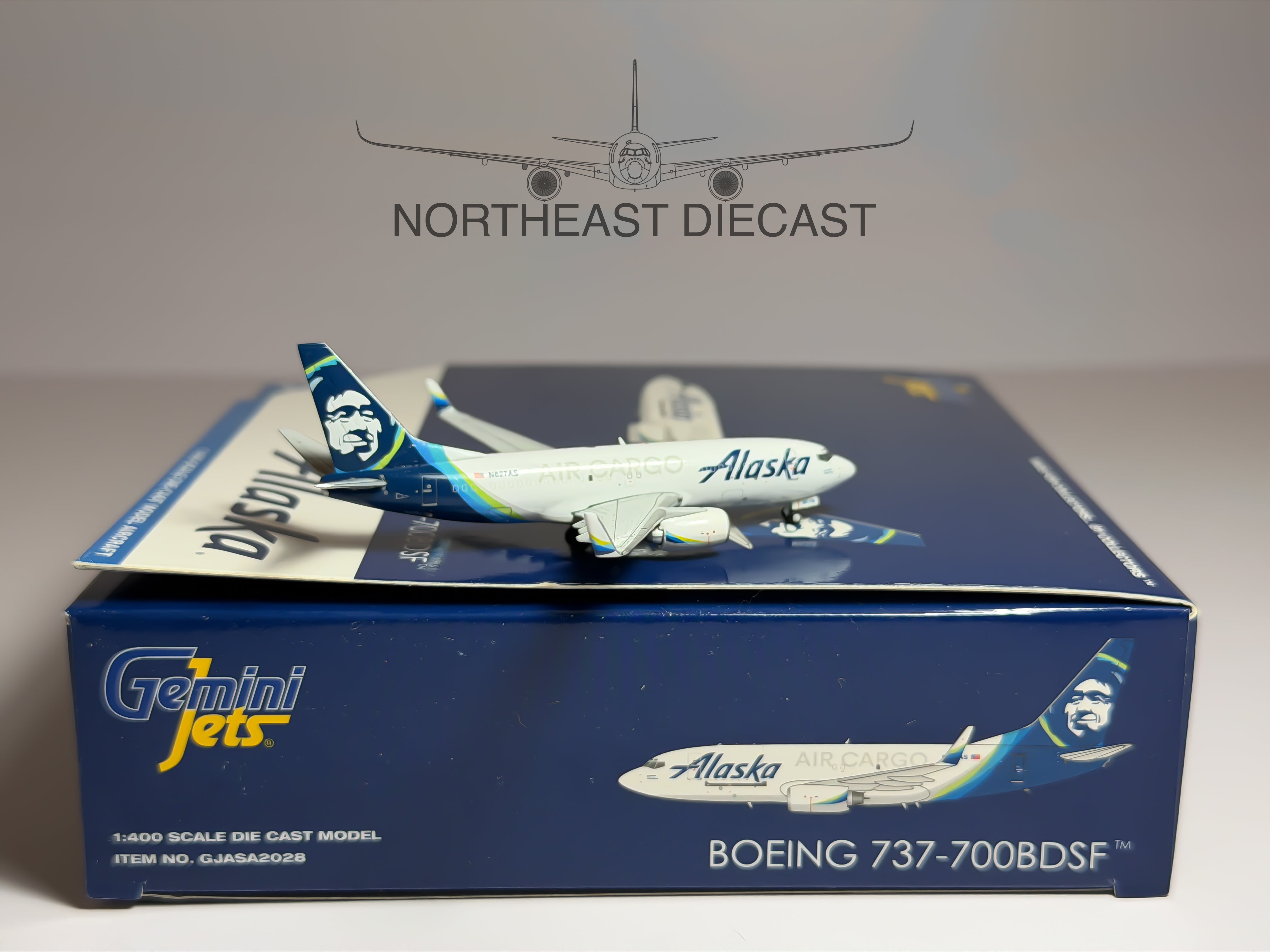 Alaska Cargo Boeing 737-700 1:400 Gemini Jets N627AS (GJASA2028)