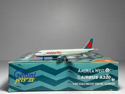 Gemini Jets 1:400 American West Airlines Airbus A320-200 N627AW 1990s colors GJAWE531